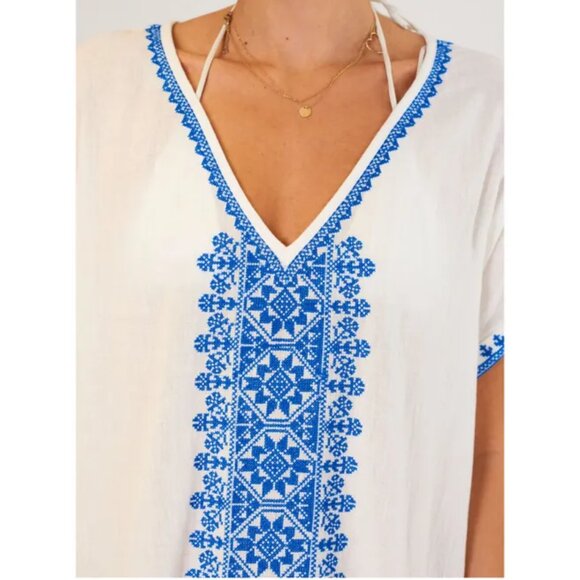 M.A.B.E. Serra Long Cover Up Dress - Picture 2 of 11